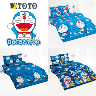 [6 ลาย] TOTO (ชุดประหยัด) ชุดผ้าปูที่นอน+ผ้านวม โดเรม่อน Doraemon #Total โตโต้ ชุดเครื่องนอน ผ้าปูที่นอน โดราเอม่อน