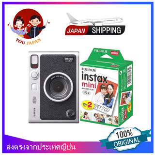 (5% off First order) (FREE SD CARD or FREE Sest 20p Film) Fujifilm Instax Mini Evo Hybrid Instant Camera (Instant Camera / Smartphone Printer / Digital Camera), Black