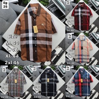 เสื้อเชิ้ตแขนสั้น BURBERRY Shirt ส่งฟรี