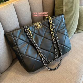 CHANEL LEATHER TOTE BAG งาน VIP GIFT แท้💯% เคาน์เตอร์ตปท.