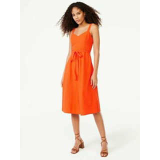 Free Assembly Womens Midi Sundress