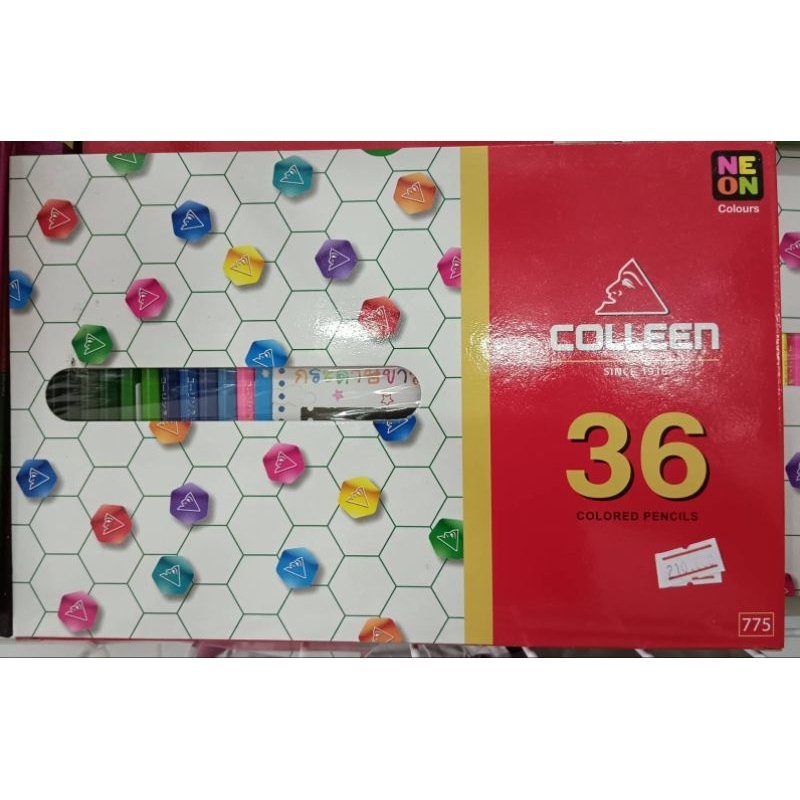 สีไม้คลอรีน24แท่ง24สี