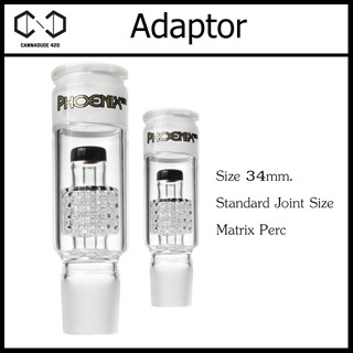 บ้องแก้ว อุปกรณ์บ้อง Phoenix Star 8 Arm 34 mm / Matrix 34 mm.  Adaptor Lego Bong PHX95