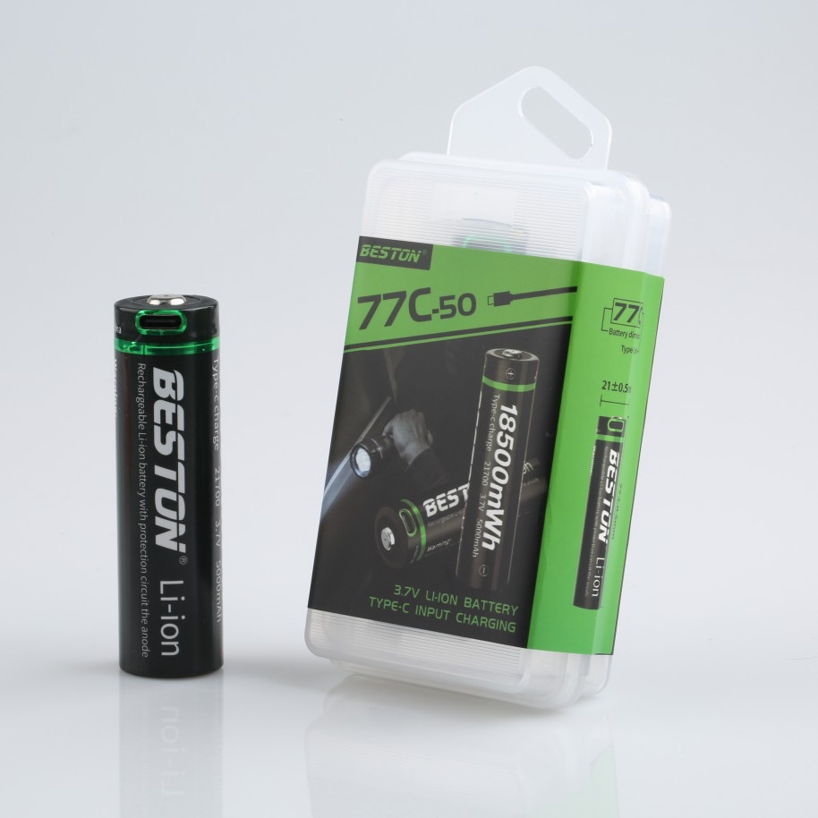 ถ่านชาร์จ BESTON 77C-50 18500mWh Micro USB Li-ion Battery คุณภาพสูง ราคาถูก