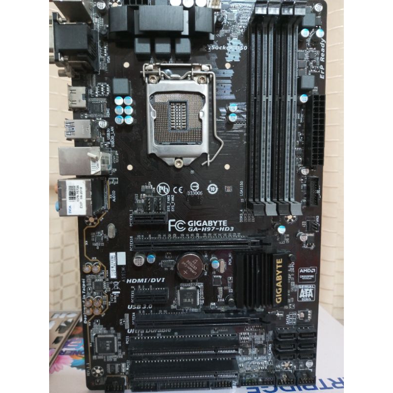 Mainboard 1150 GIGABYTE H97-HD3 รองรับ Intel Gen4