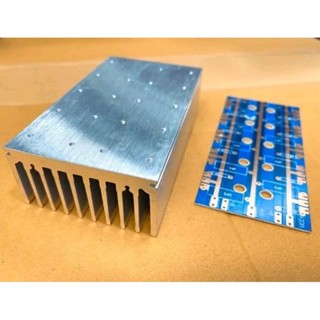 Heat Sink ฮีตซิ้งค์ รุ่นหน้ากว้าง3นิ้ว พร้อมปริ้นขนานทรานซิเตอร์