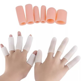 ปลอกนิ้วซิลิโคน ปลอกสวมนิ้วถนอมนิ้วซิลิโคน 5 ชิ้น 5pcs finger protectors silicone ถนอมนิ้วลดการเสียดสี เพิ่มความชุ่มชื้น