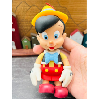 Pinocchio หัวดุ๊กดิ้กได้ งานเก่าแท้ Disney sega มีจุดขยับ สภาพดีมากๆ ยืนเองได้