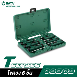 SATA 09309  T-SERIES SET ไขควง 6 ชิ้น