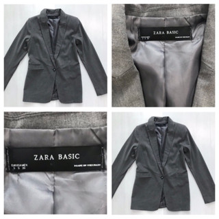 Zara เสื้อสูท เบลสเซ่อร์ สีเทา ของแท้ New