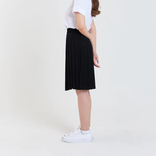 1.07 กระโปรงพลีทมีกระเป๋า Superblack | The One Concept ชุดนักศึกษา พรีเมี่ยม