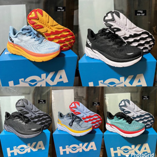 รองเท้าใส่วิ่ง🏃🏻‍♂️Hoka Bondi(wide)sz.36-45 มี4สี สำหรับผู้ชายและผู้หญิง หน้าเท้ากว้างสินค้าพร้อมส่งพร้อมกล่อง