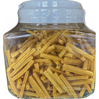 M&amp;K ขนมปังข้าวโพดรูปแท่งทอดกรอบ รสบาร์บีคิว l Barbecue Corn Sticks ขนาด 270 กรัม