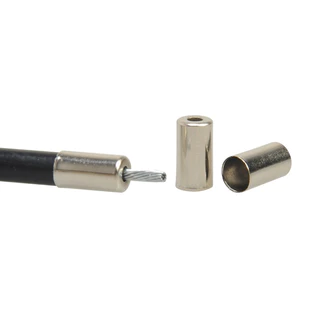 ปิดปลอกสายเบรค Aluminium ขนาด 5mm สำหรับปิดปลายสายนอก