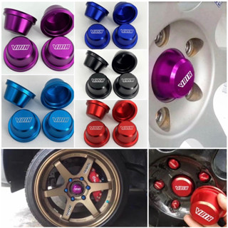 ฝาครอบดุมล้อ หน้า อลูมิเนียม Vigo / Revo / Triton วีโก้ รีโว้  ตัวเตี้ย 1 คู่ กับ2คู่wheel cap cover