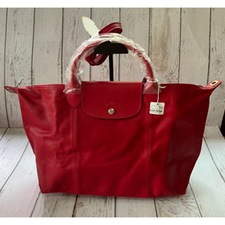 Longchamp Cuir L red