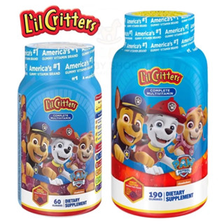 วิตามินรวม กัมมี่ เยลลี่ Lil Critters Paw Patrol Complete Multivitamin 60/190 Gummies