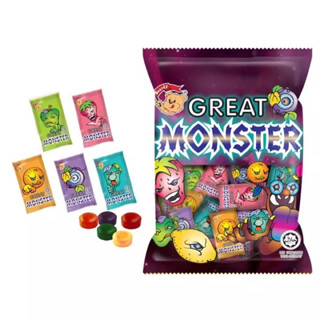 ลูกอมเปลี่ยนสีลิ้น ลูกอมgreat monster