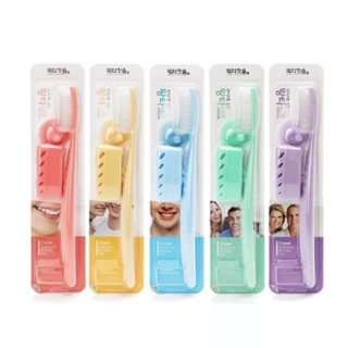 ✅พร้อมส่ง/ของแท้💯✅แปรงสีฟัน Wangta White Dual Toothbrush #คละสี