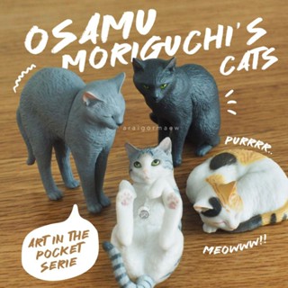 🐈‍⬛พร้อมส่ง🐈‍⬛กาชาปองญี่ปุ่น น้องแมวผลงานศิลปิน Osamu Moriguchi จากซีรี่ย์ Art in The Pocket