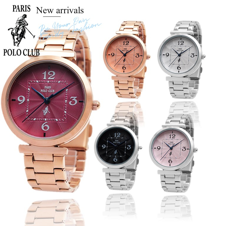 นาฬิกาข้อมือผู้หญิง Paris Polo Club รุ่น PPC-220616L