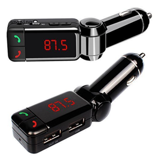 Car Charger รุ่น BC06 อุปกรณ์รับสัญญาณบลูทูธในรถยนต์ Bluetooth FM Transmitter MP3 Music Player SD USB