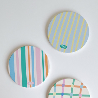 **ทักแชทขอโค้ด** Coaster ที่รองแก้ว แผ่นหินดูดซับน้ำ (CT_003…