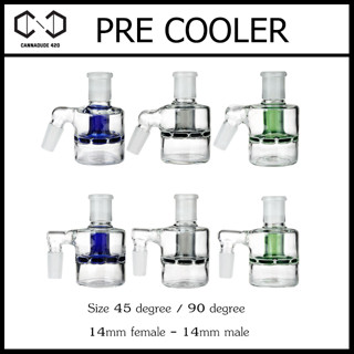 Pre Cooler บ้องแก้ว AC52 45 degree /  AC52 90 degree แจกันแก้ว 14 mm/18 mm