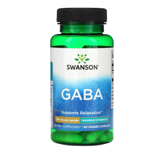 [ของแท้ ตกปก] GABA 750 mg Per Capsule  Supports Restful, Restorative Sleep Promotes Feelings of Calm Relaxation Focus