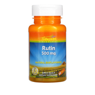 [ของแท้ ตรงปก] Rutin 500 mg ไบโอฟลาโวนอยด์ธรรมชาติ 60 เม็ด