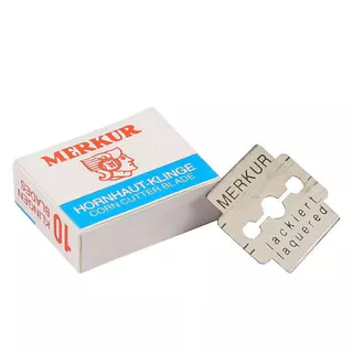 ใบมีดโกน Merkur แพ็ค 100 ชิ้น ใบมีดโกน ขูดส้นเท้า สปา ใช้งานอื่นๆตามต้องการ