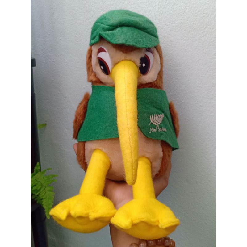 ตุ๊กตา นกกีวี Kiwi Bird Parrs New Zealand Souvenirs Master Kiwi  ขนาด 8" - JAVA Vintage store