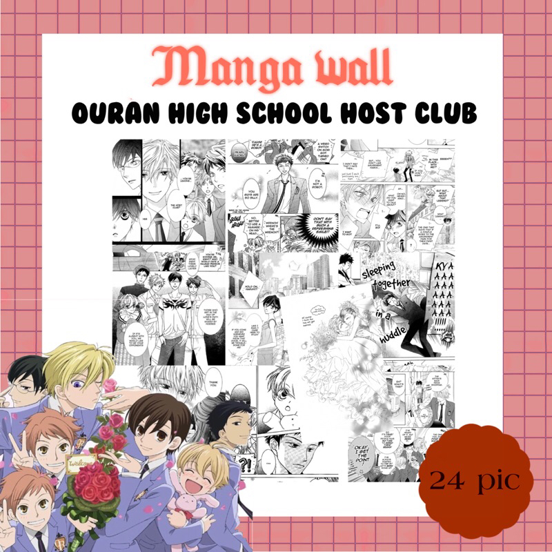 manga wallpaper ouran high school host club ภาพมังงะ ภาพตกเเต่งห้อง