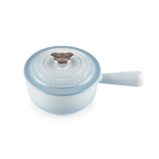 หม้อเหล็กหล่อมีด้ามจุกหมีขนาด 14cm สีฟ้า ROUND CASSEROLE 14CM COASTAL BLUE SS BEAR KNOB