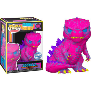 {IN-STOCK} Funko Pop! MOVIES : Godzilla Vs Kong : Godzilla Blacklight Exclusive #1348