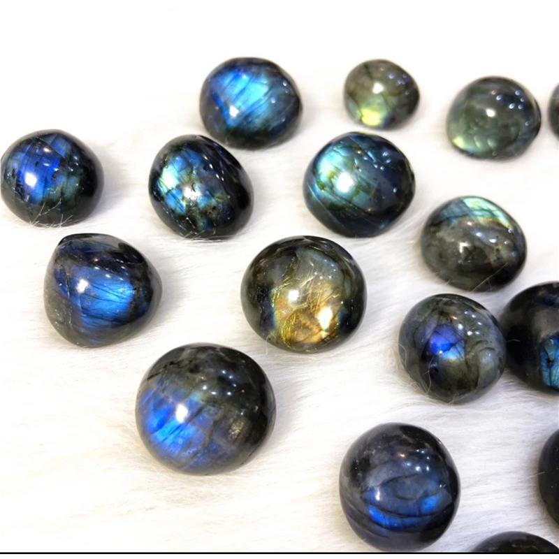 1 Pc Natural Labradorite 2-3 cm Polished Tumble Stone / Top High Grade Quality Stone / Pocket Stone Healing Crystal.