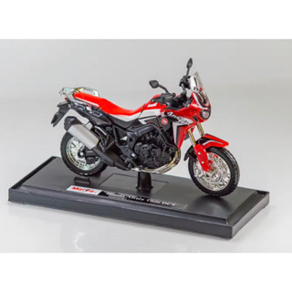 โมเดลรถมอเตอร์ไซค์Honda Africa Twin DCT สเกล1:18 รายละเอียดสวยเป็นงานพลาสติกเป็นโมเดล