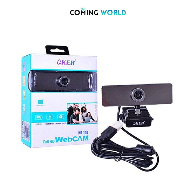 กล้อง FULL HD WEBCAM HD-100 OKER