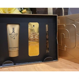 ของแท้!!! Paco Rabanne 1 Million Parfum for Men Gift set 3 ชิ้น ของใหม่ ป้ายไทย เบิกห้าง (พร้อมส่งค่ะ)