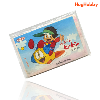 Vintage 80s Maruyoshi Robokko Beeton Pocket Tissue with Sticker