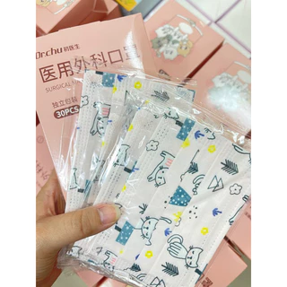 [[ซีลต่อชิ้น]]Dr.chu แมสเด็กทรงFlat 30ชิ้น/กล่อง