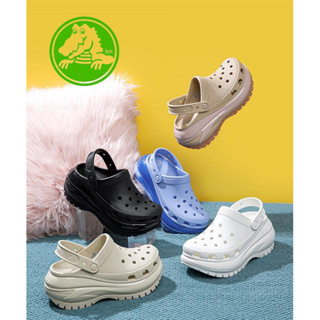 รองเท้ายาง Crocs Classic Mega Crush Clog พื้นนุ่ม ใส่สบาย ทนน้ำ ส่งในไทย