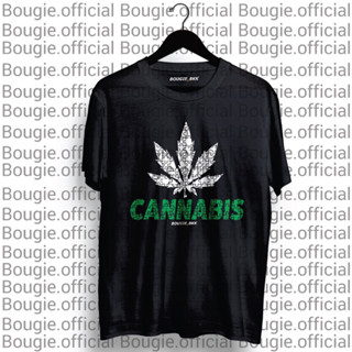 cannabis tshirt cotton100  พรีเมี่ยม คุณภาพดี