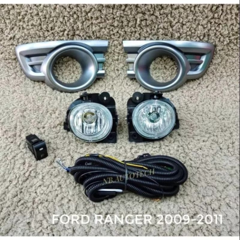 ไฟตัดหมอก Ford Ranger ปี2009-2011มาพร้อมชุดสายไฟตรงรุ่น ไม่ต้องตัดต่อ อุปกรณ์ครบชุด นำไปติดตั้งได้ทันที