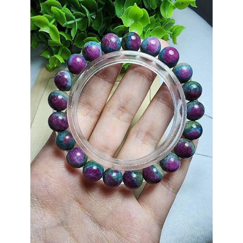 🎉 สร้อยข้อมือหิน Ruby Fuchsite 🎉
🌟 Premium Rare Item 🌟