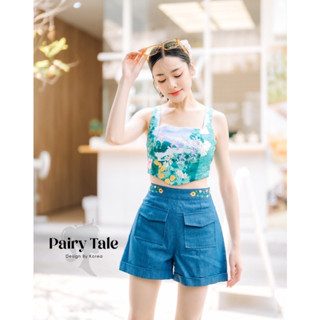 Pairy Tale  : Set เสื้อกล้ามดีเทลหน้าวี(*เช็คสต๊อกก่อนกดสั่ง)