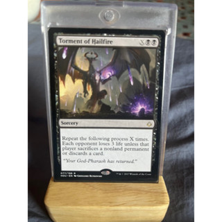 การ์ด MTG Torment of Hailfire Black Magic the Gathering EDH รุ่น HOU สภาพ Nm