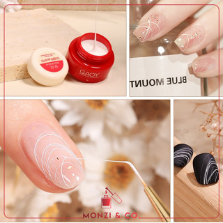 สีสไปเดอร์เล็บ NEW GAOY Spider Gel  เจลใยแมงมุม พร้อมส่งในไทย วาดลายแมงมุมบนเล็บ เส้นคม ควบคุมง่าย เพ้นท์เล็บ
