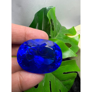 Lab Blue Topaz Oval25x33- 76cts