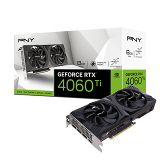 PNY GeForce RTX 4060 Ti VERTO Dual Fan 8GB Graphics Card การ์ดจอ (VCG4060T8DFXPB1)